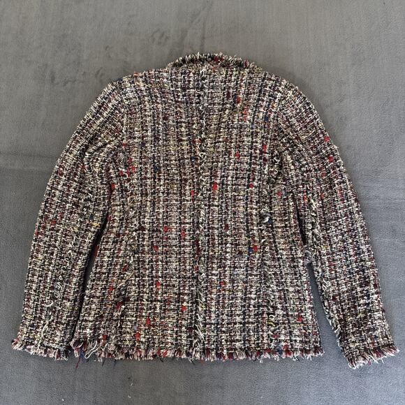 Desigual Tweed Chaw Blazer Drava Multicolor Women’s Size 40 (6) - Picture 13 of 13